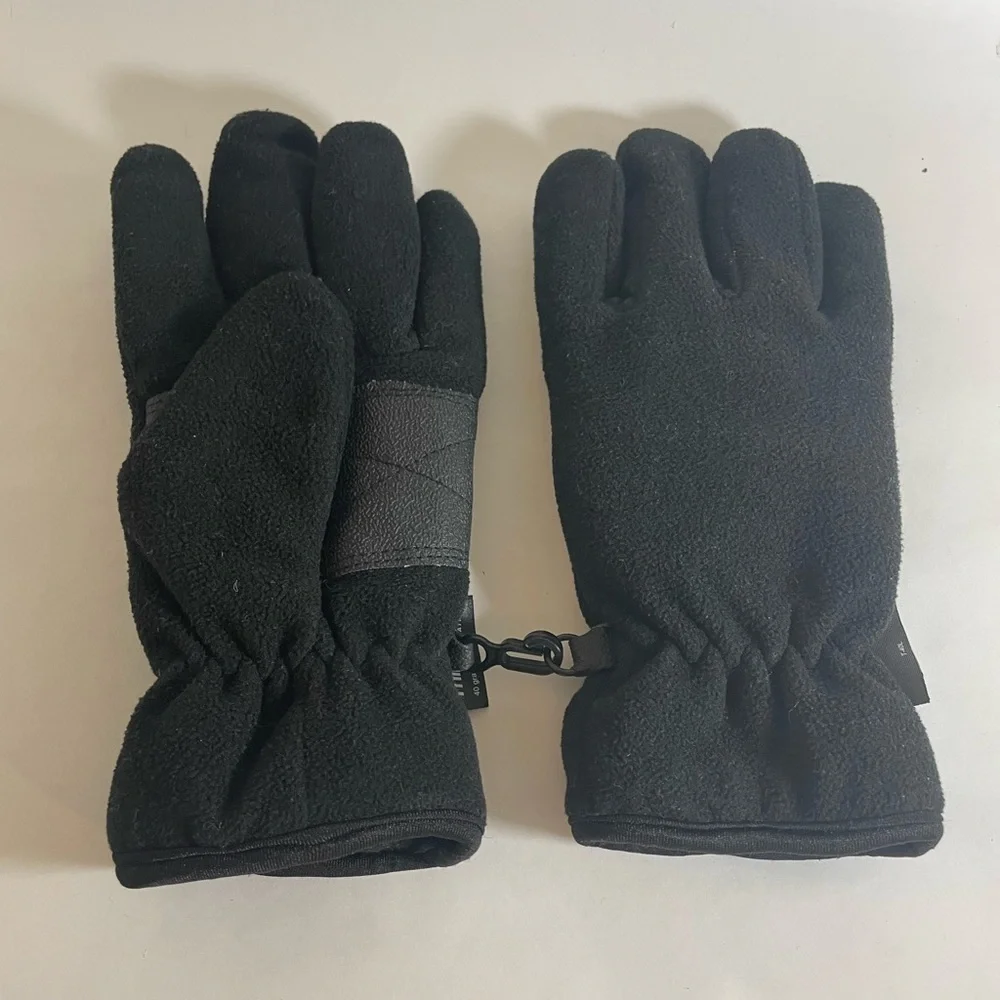 3M Thinsulate Black Kids Gloves
